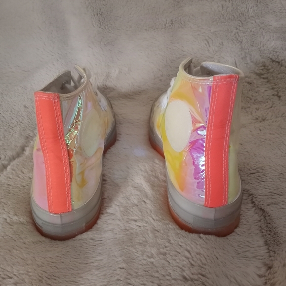 Converse Chuck 70 High Vis Iridescent Rainbow Hologram Metallic Unisex Festival - Picture 5 of 7